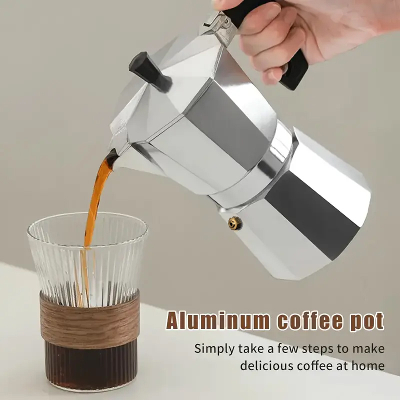 Coffee Vending Equipment - Классическая алюминиевая мока-кофеварка 50-300 мл для
