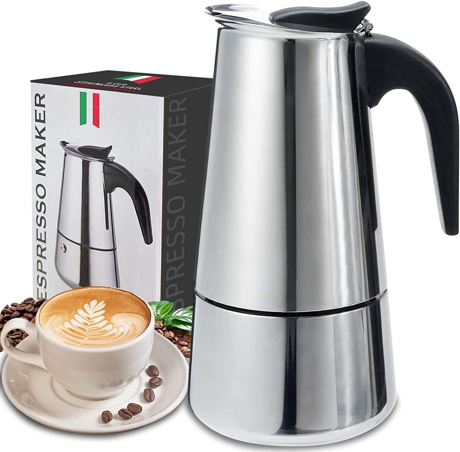 Coffee Vending Equipment - 4/6/9 чашек Moka Pot Caffe Machine