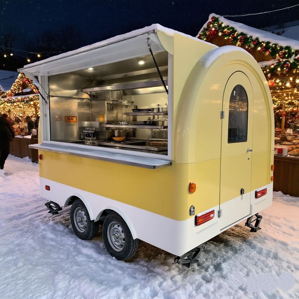 Outdoor Coffee Equipment - Уличные мобильные прицепы для еды, полностью