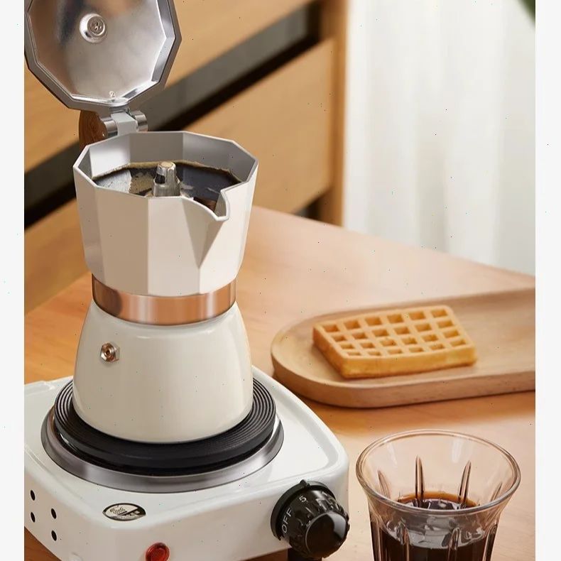 Coffee Vending Equipment - Мока-горшок с круглым дном, одинарный клапан,