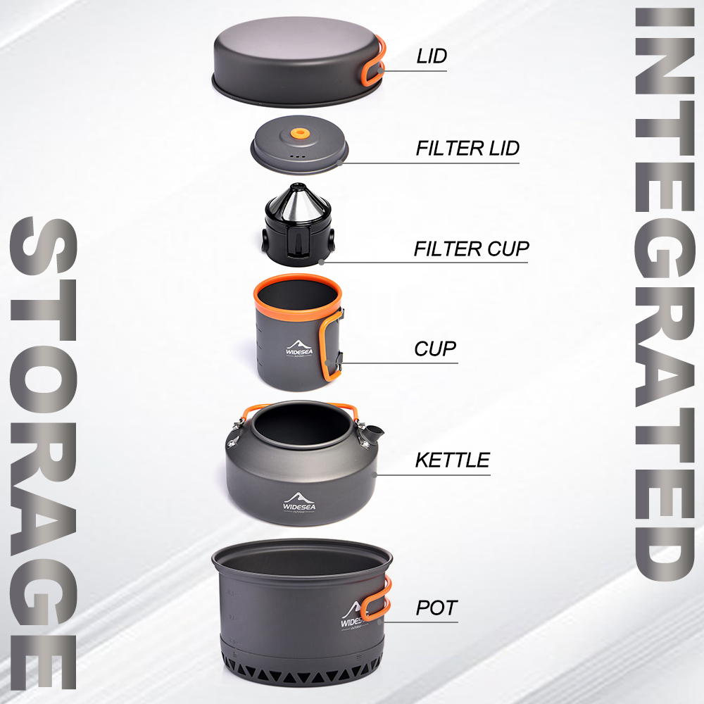 Посуда для кемпинга, набор ули – обзор и цена Outdoor Coffee Equipment
