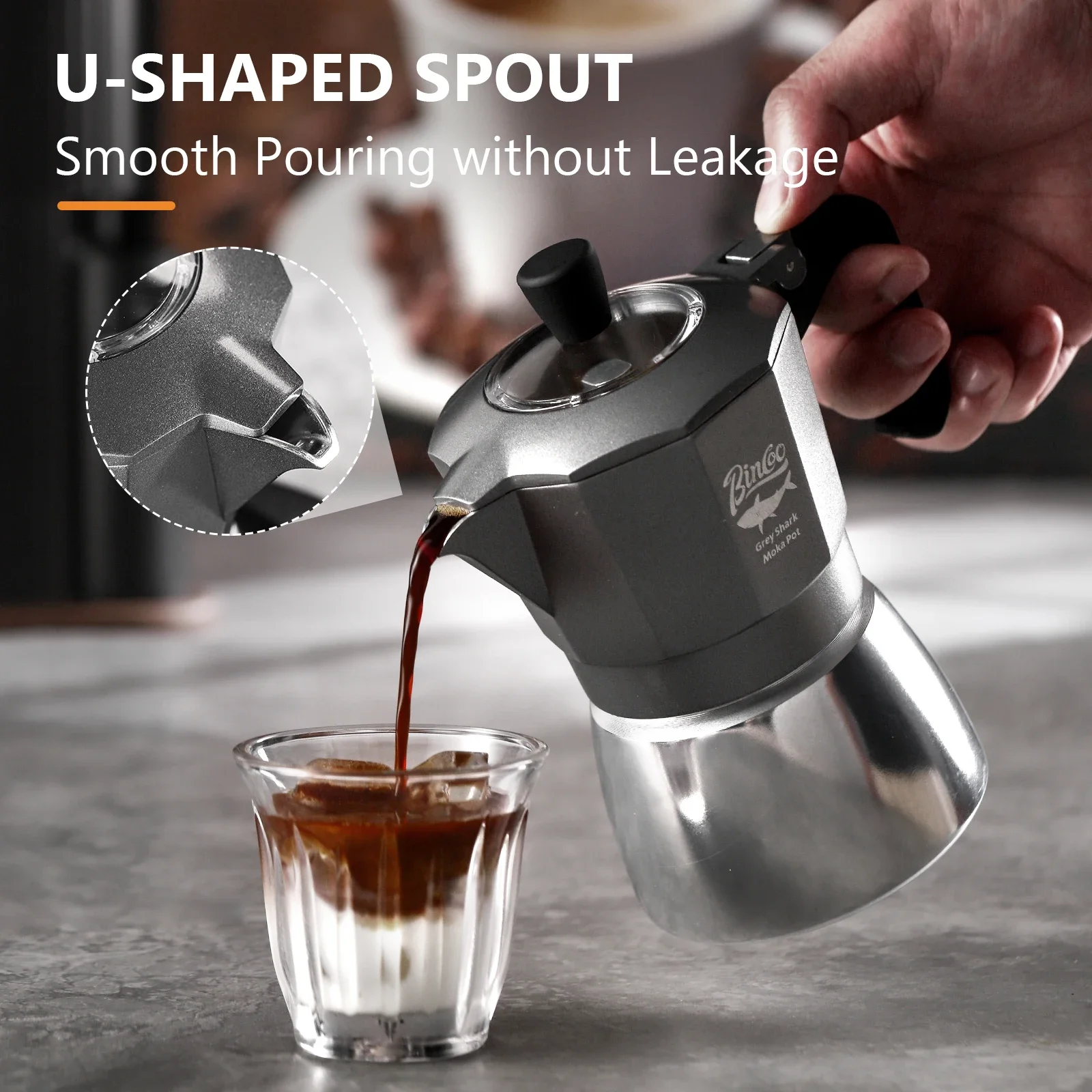 Кофеварка Bincoo Moka Pot на 2 – обзор и цена Coffee Vending Equipment
