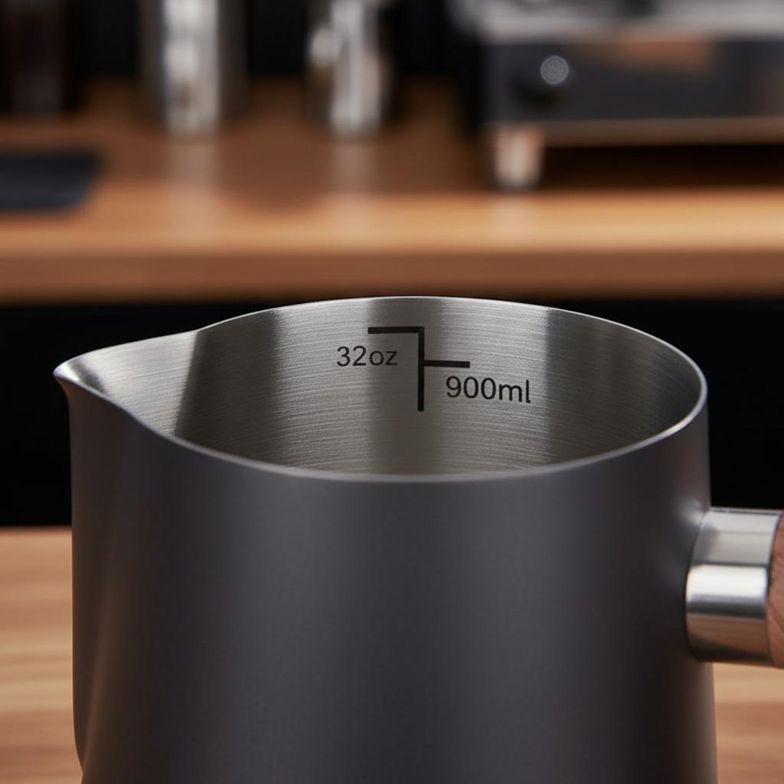Кувшин для латте-арта с деревя – обзор и цена Milk Steaming Pitcher